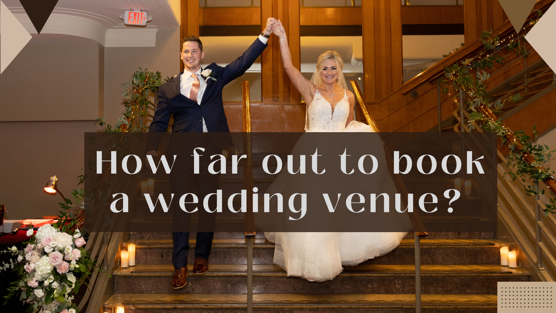 How far out to book a wedding venue