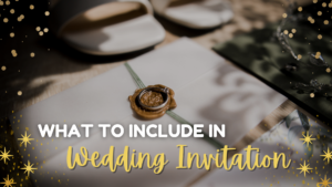 What to include in wedding invitation